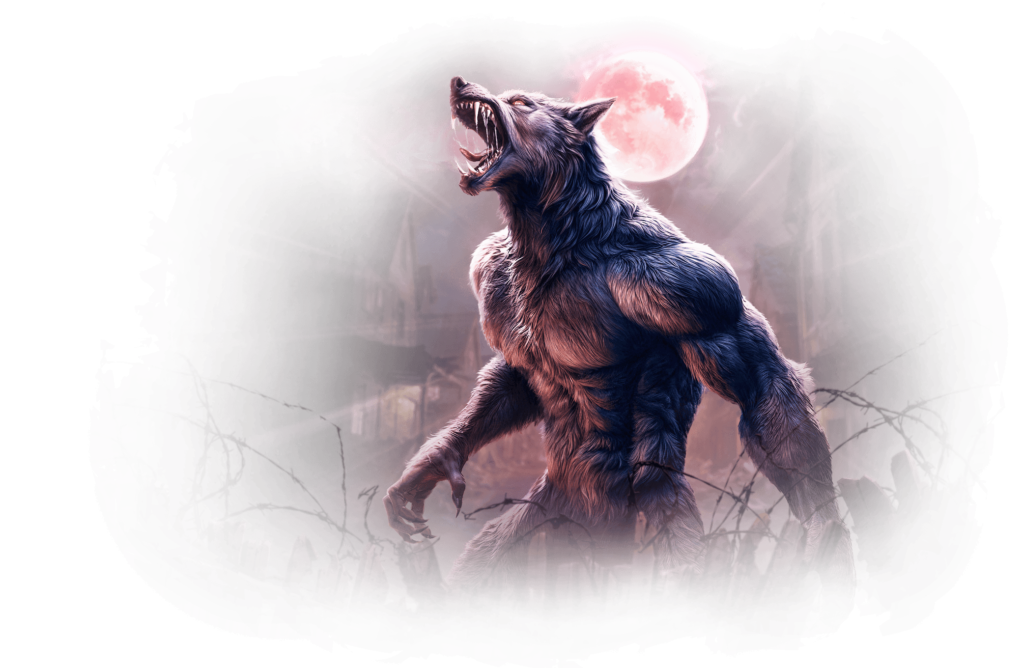 Game Banner Werewolf hunt Pgslot