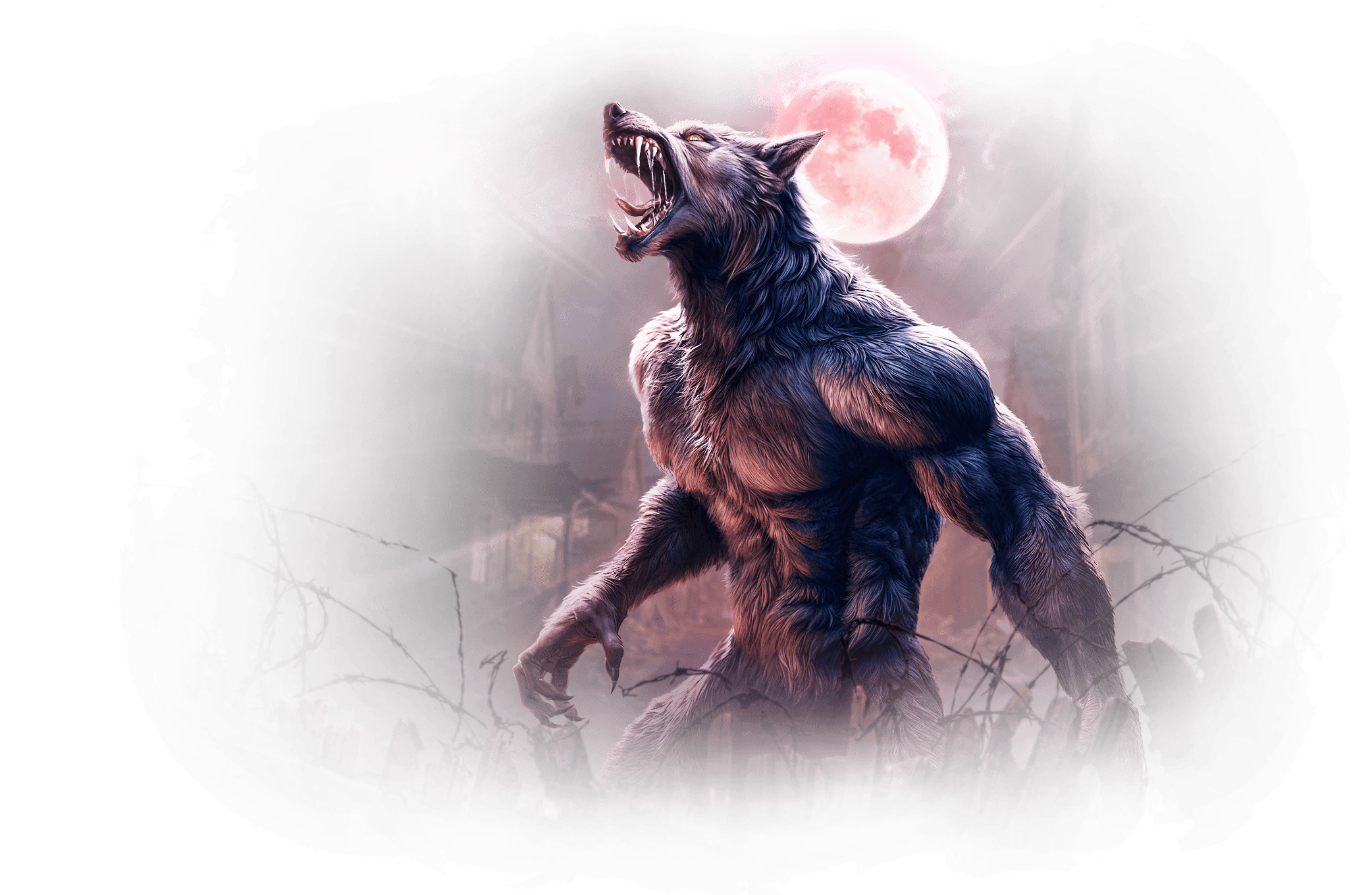 Game Banner Werewolf hunt Pgslot