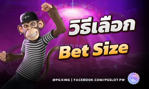 วิธีเลือก Bet Size ของเกมสล็อต PGSLOT ให้เหมาะกับขนาดของเงินทุน